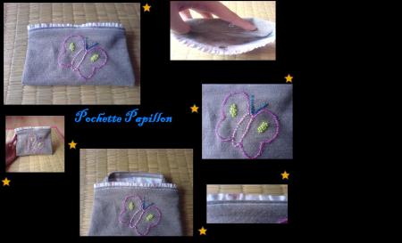 Pochette papillon