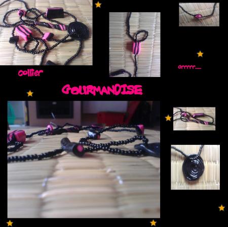 Collier réglisse
