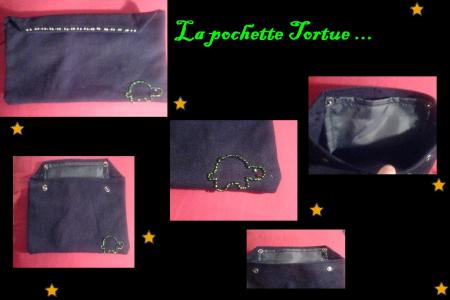 Pochette tortue