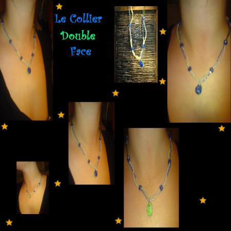 Le collier Double face